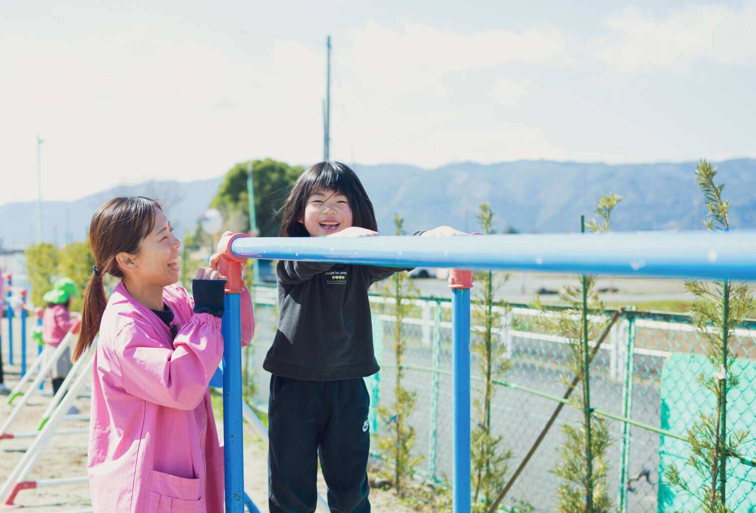 子どもたちと一緒に笑っていられる毎日が、私の幸せです.